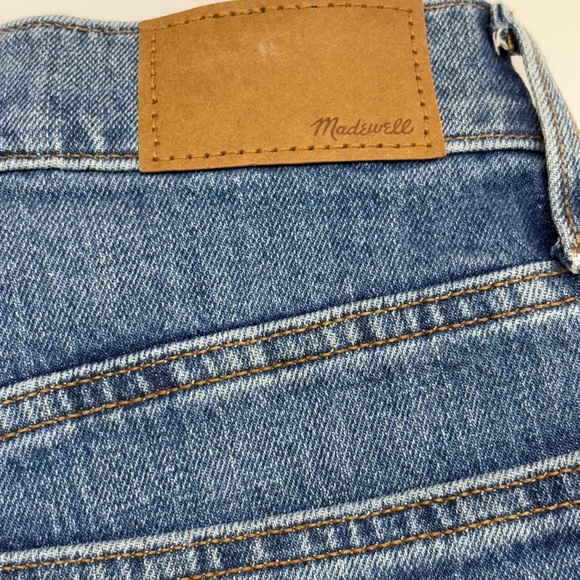 Madewell The Momjean High Rise Tapered Leg Jeans Sz 25 - Picture 7 of 9